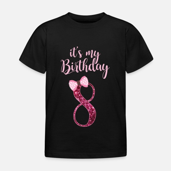 8.Geburtstag Kinder T-Shirt Sprüche 8 Jahre Kindershirt Geburtstagshirt Shirt
