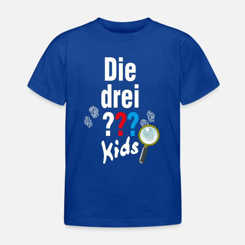 Spreadshirt Die DREI Fragezeichen Kids Logo und Gadgets Kinder Premium Hoodie