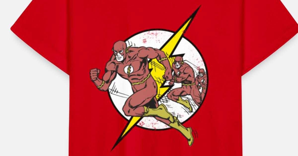 DC Comics Originals The Flash Running' Kids' T-Shirt | Spreadshirt