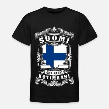 Suomi Suomi - Finland - Finnland - Teinien t-paita