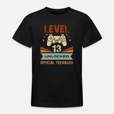 Teenager Official Teenager 13th Birthday T-Shirt Level 13 U - Teenage T-Shirt