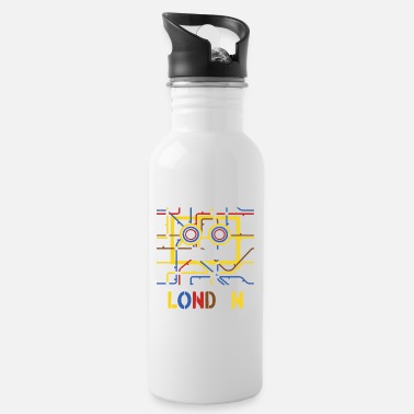 London London tunnelbana karta tunnelbana - Vattenflaska