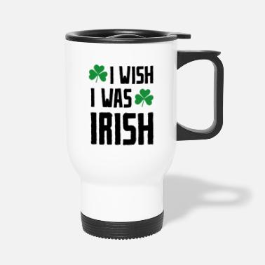 Luck I Wish I Was Irish - Travel Mug
