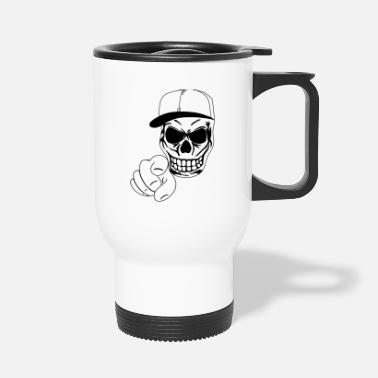 Tasse Stapel mit Totenköpfe Schädel Kopf Skull Kaffeebecher Kaffeetasse Becher 