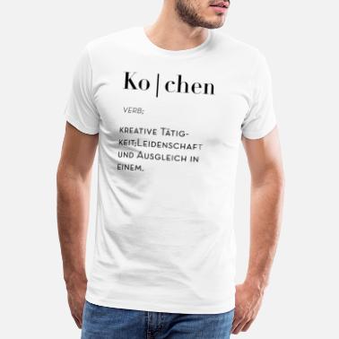 Kochlöffel Koch Kochen Sprüche Beruf lustig Leidenschaft cool - Männer Premium T-Shirt