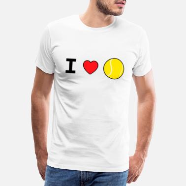 Jeg Elsker Tennis Tennis - Jeg elsker tennis - Premium T-skjorte for menn
