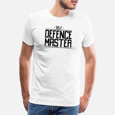 Itsepuolustus itsepuolustus - Miesten premium t-paita