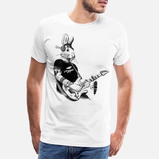 Guitar T-Shirt Skull Mens Guitarist Biker Motorbike Motorcycle Electric Cowboy
