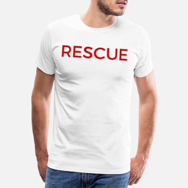 Redning redning - Premium T-skjorte for menn
