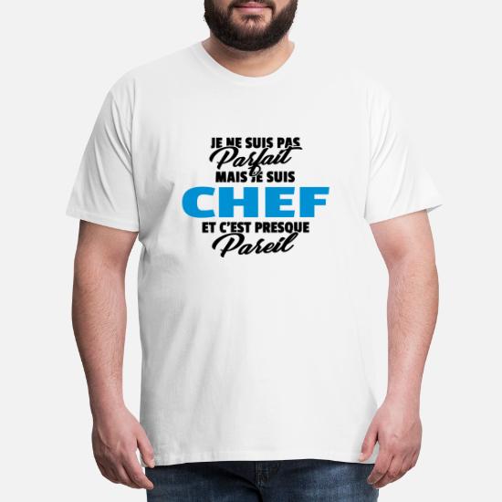 3XL Cook Chef Homme T shirt 12 Couleurs Taille S
