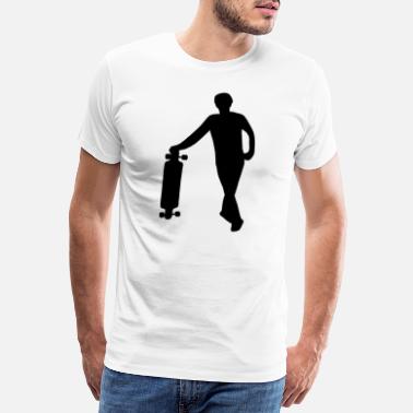 Longboarder Longboarder - Mannen premium T-shirt