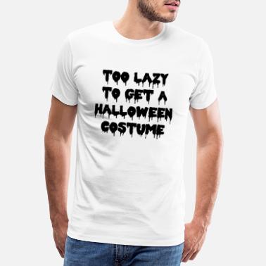 Lantern Too Lazy To Get A Halloween Costume - Men&#39;s Premium T-Shirt
