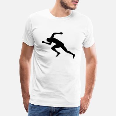 Sprint Sprinter - Sprint - Leichtathletik - Männer Premium T-Shirt