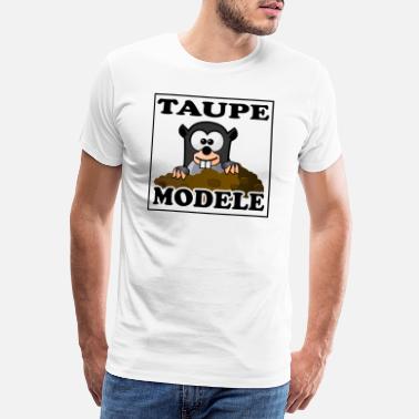 Dessin Taupe modèle est un dessin d&#39; animal délirant - T-shirt premium Homme