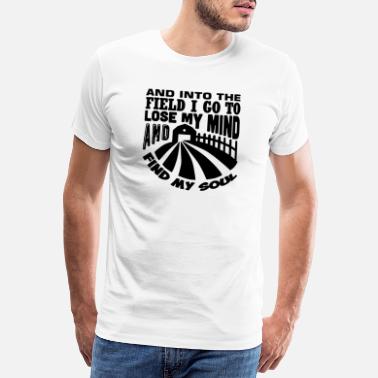 Kenttä ja kentälle - Miesten premium t-paita