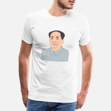 Mao Mao Zedong revolutionäres Design - Männer Premium T-Shirt