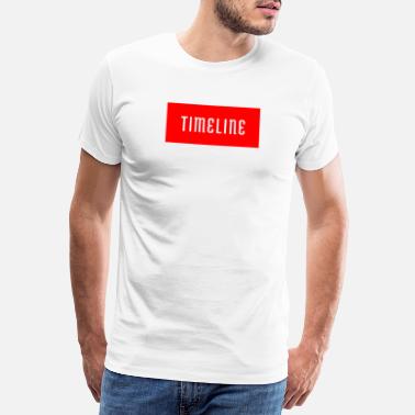 Oś Oś czasu - Premium koszulka męska