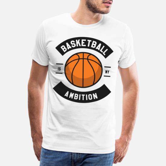 Basketball Mens Ball is Life Idea regalo di pallacanestro Maglietta 