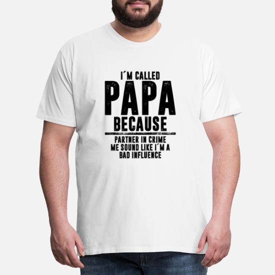 D es para Papá Camiseta para hombre Camiseta Moda Regalo de Cumpleaños Papá Padre Marido Padres 