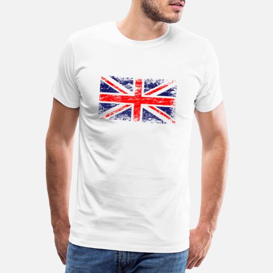 Union Jack Regno Unito Maglietta UK bandiera Britannica GRAN BRETAGNA INGHILTERRA REGNO UNITO 