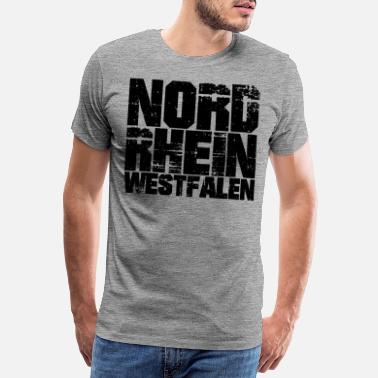 Norddakota Nordrhein Westfalen - NRW - Nordrhein-Westfalen - Männer Premium T-Shirt