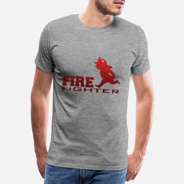 Straż Pożarna Strażak - strażak - Premium koszulka męska