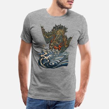 Tattoo Ocean Dragon - Männer Premium T-Shirt