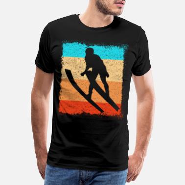 Schanze Skispringen Schanze Skispringer - Männer Premium T-Shirt