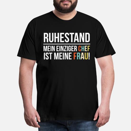 Geschenk Ehemann Rente Pension Erkläre meiner Frau Ruhestand T-Shirt Funshirt 