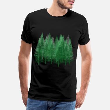 Umwelt Wald Natur Wandern Förster Naturschutz - Männer Premium T-Shirt