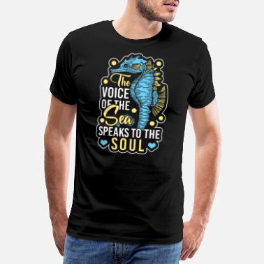 Mieszkaniec Morski Konik morski mieszkaniec morza zwierzę morskie - Premium koszulka męska