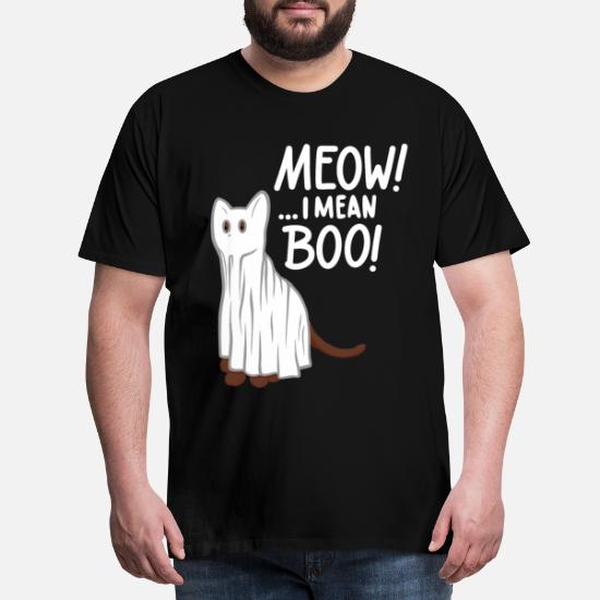 Meow Gato Halloween Camiseta
