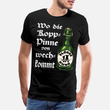 Picheln Plörre Ruhr 1A Pottbrause - Männer Premium T-Shirt