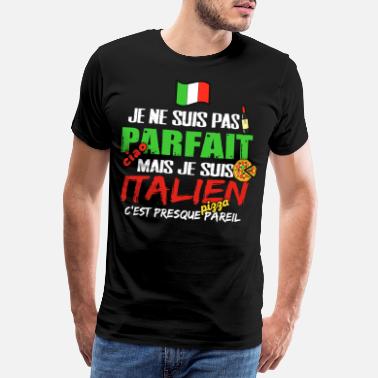 Italien Italie cadeau drôle homme italien phrase drôle - T-shirt premium Homme