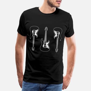 Guitar Guitar - Guitar Guitarist Guitar Electric Guitar eGita - Men&#39;s Premium T-Shirt