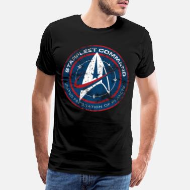 Geek Star Trek Discovery Emblème Starfleet - T-shirt premium Homme
