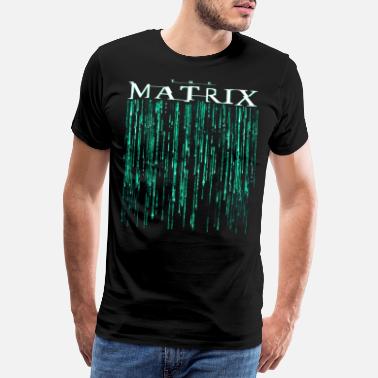 Matrix The Matrix Film Code Logo - Männer Premium T-Shirt