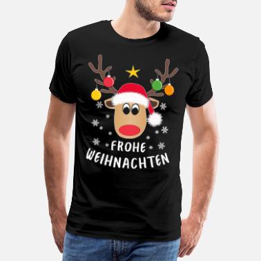 Rentier Rentier Frohe Weihnachten - Männer Premium T-Shirt