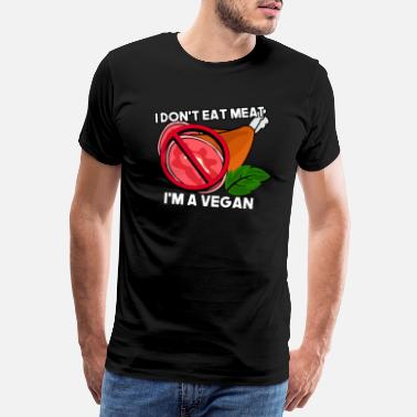 Sans Viande Pas de viande - T-shirt premium Homme