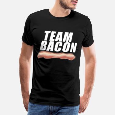 Bacon Team Bacon Bacon Swein BBQ Frokost Gave - Premium T-skjorte for menn