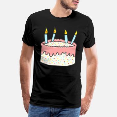 Geburtstagskuchen Geburtstagskuchen - Männer Premium T-Shirt