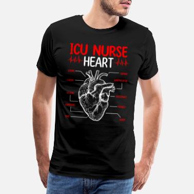Kompis Neuro ICU-sykepleier Hjerte ICU-sykepleier Essentials - Premium T-skjorte for menn