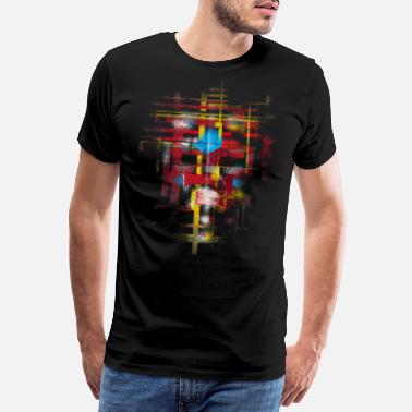 Stylish Industrial Totenkopf - Männer Premium T-Shirt