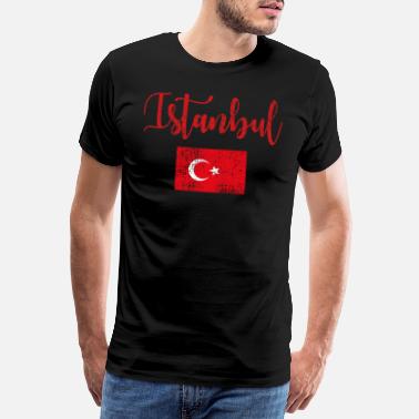 Istanbul Istanbul Istanbul Istanbul - Miesten premium t-paita