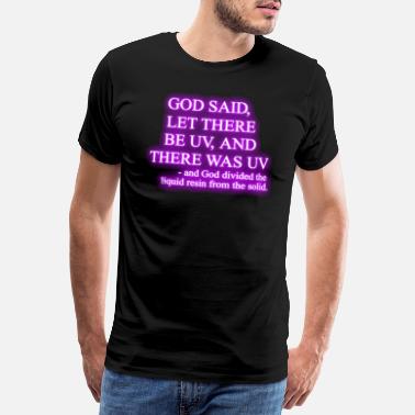 3d Let there be UV - Men&#39;s Premium T-Shirt