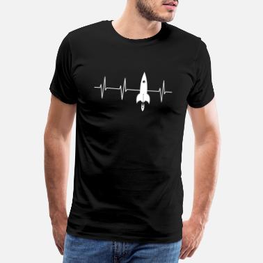 Raumfahrt Rakete Raumfahrt Astronaut Geschenk - Männer Premium T-Shirt