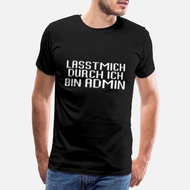 Admin Admin - Premium T-skjorte for menn