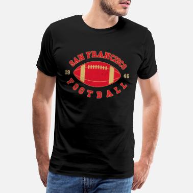 49ers San Francisco 49ers Amerikkalainen jalkapallo - Miesten premium t-paita