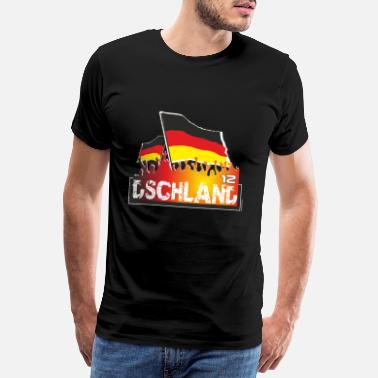 Fanblock Tyskland - Premium T-skjorte for menn