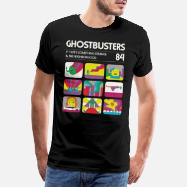Ghostbusters Retro &#39;84 Kacheln - Männer Premium T-Shirt